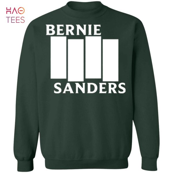 BEST Bernie Sanders Black Flag Sweater White