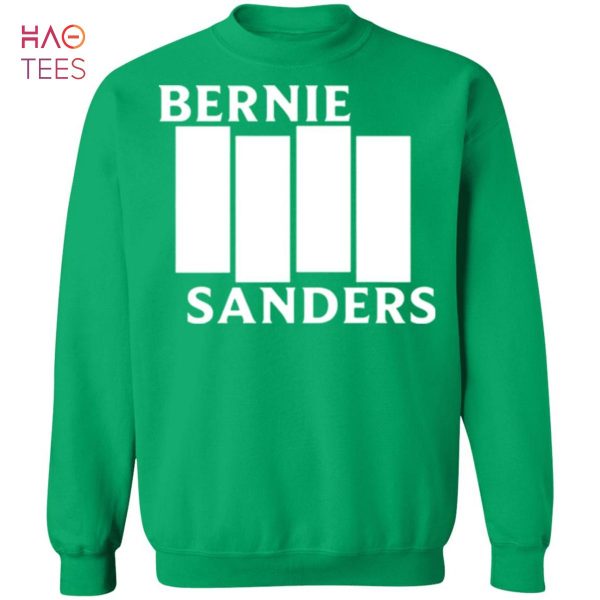 BEST Bernie Sanders Black Flag Sweater White
