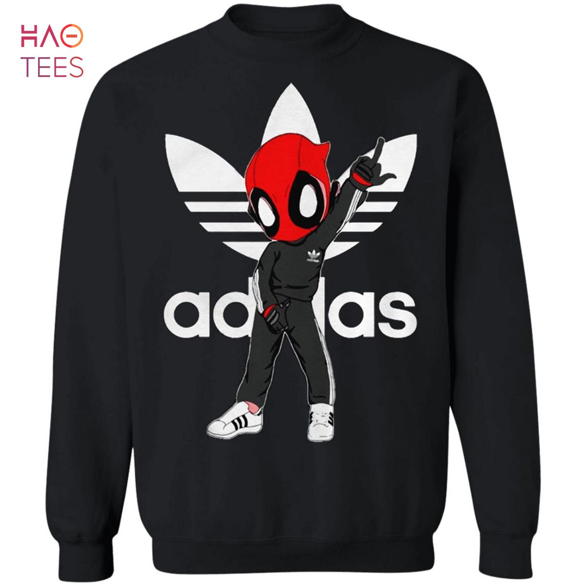 Marchitar Descolorar Persona australiana HOT Deadpool Adidas Sweater