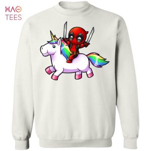 HOT Deadpool Riding Unicorn Sweater