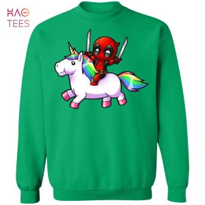 HOT Deadpool Riding Unicorn Sweater