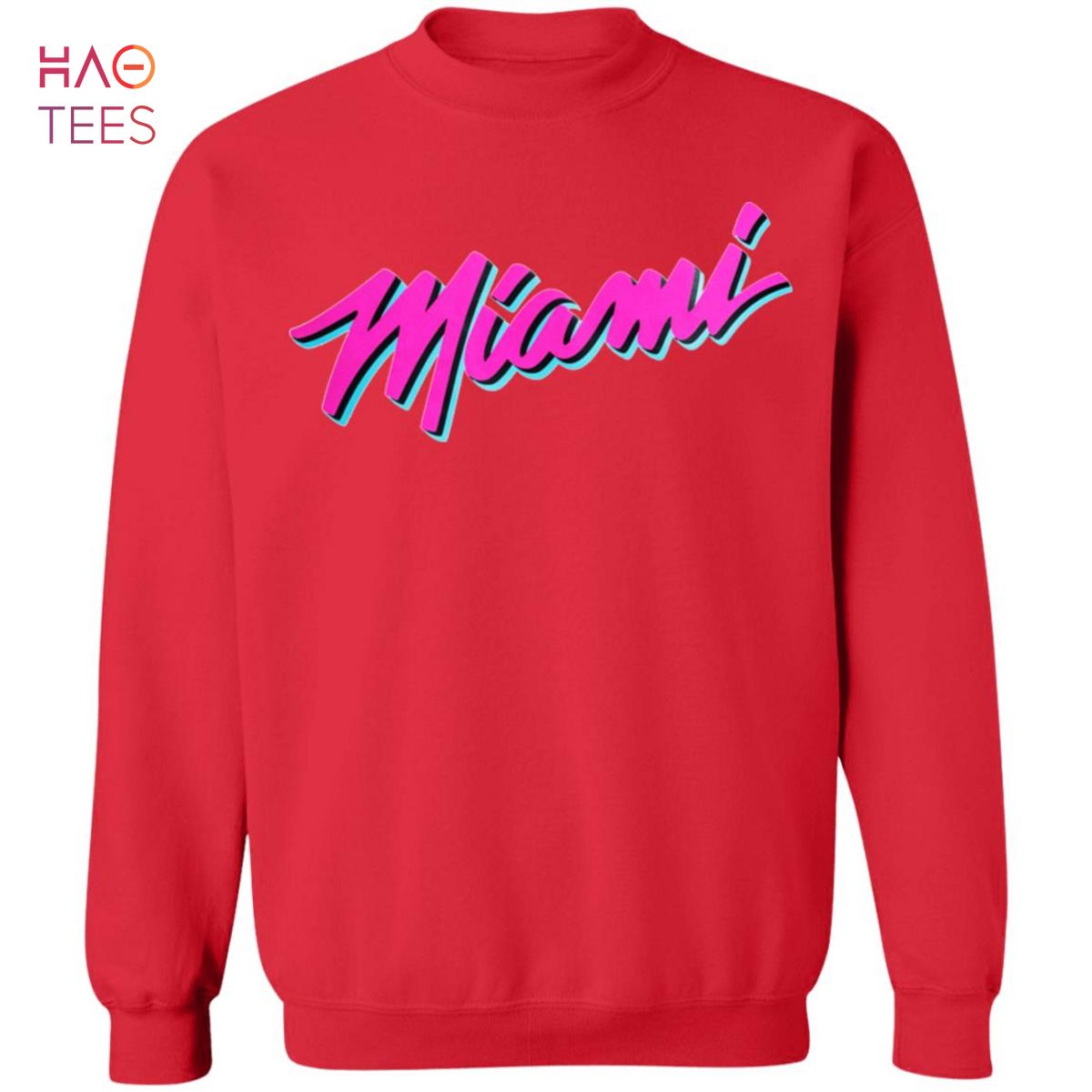 Hottertees Vintage Inspired Miami Heat Sweatshirt