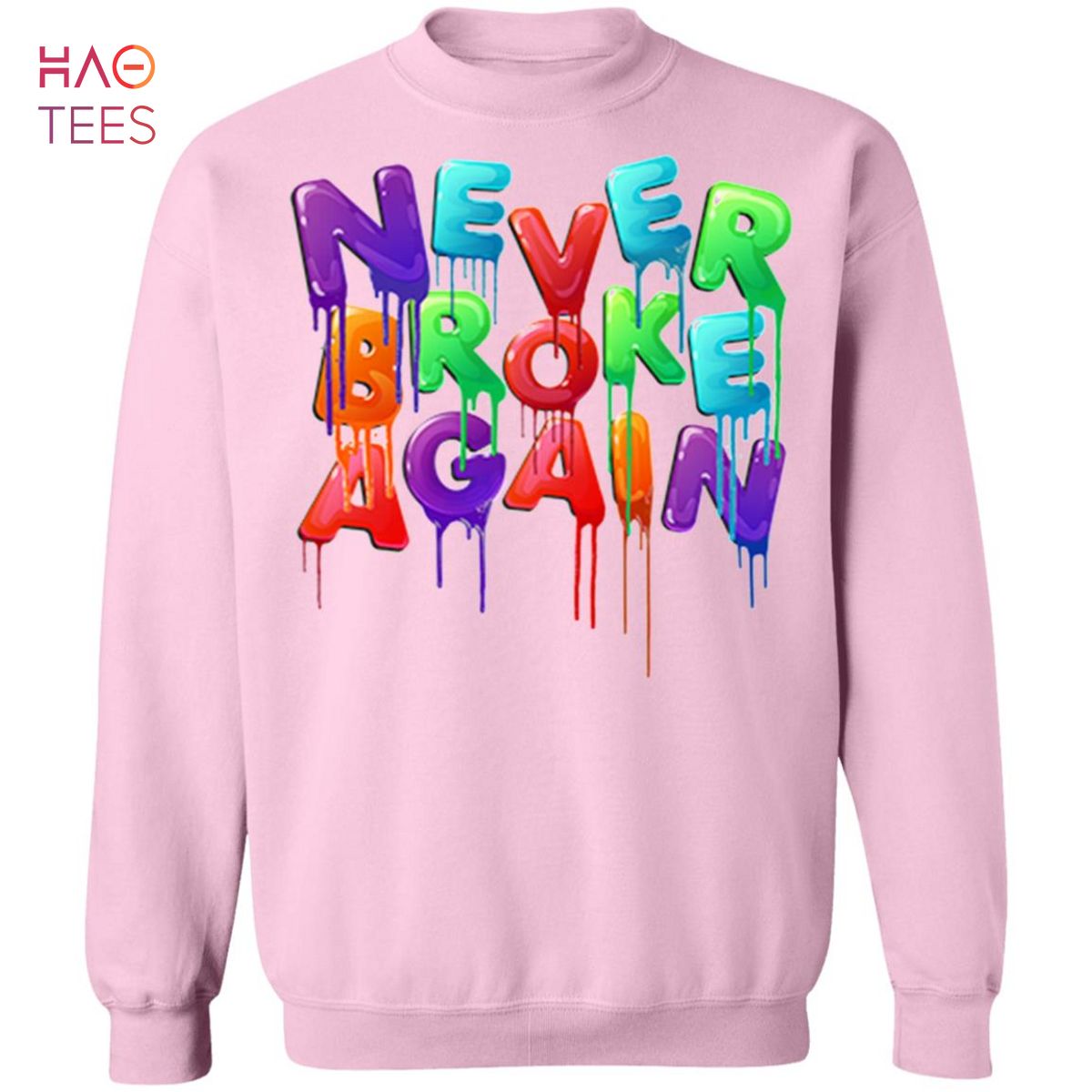 Never broke again purple hot sale shirt