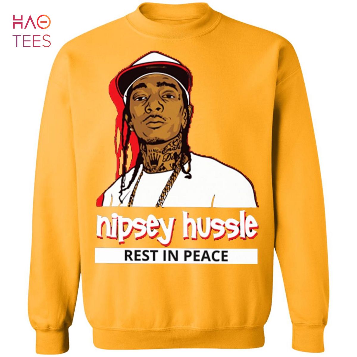 yellow nipsey hussle shirt