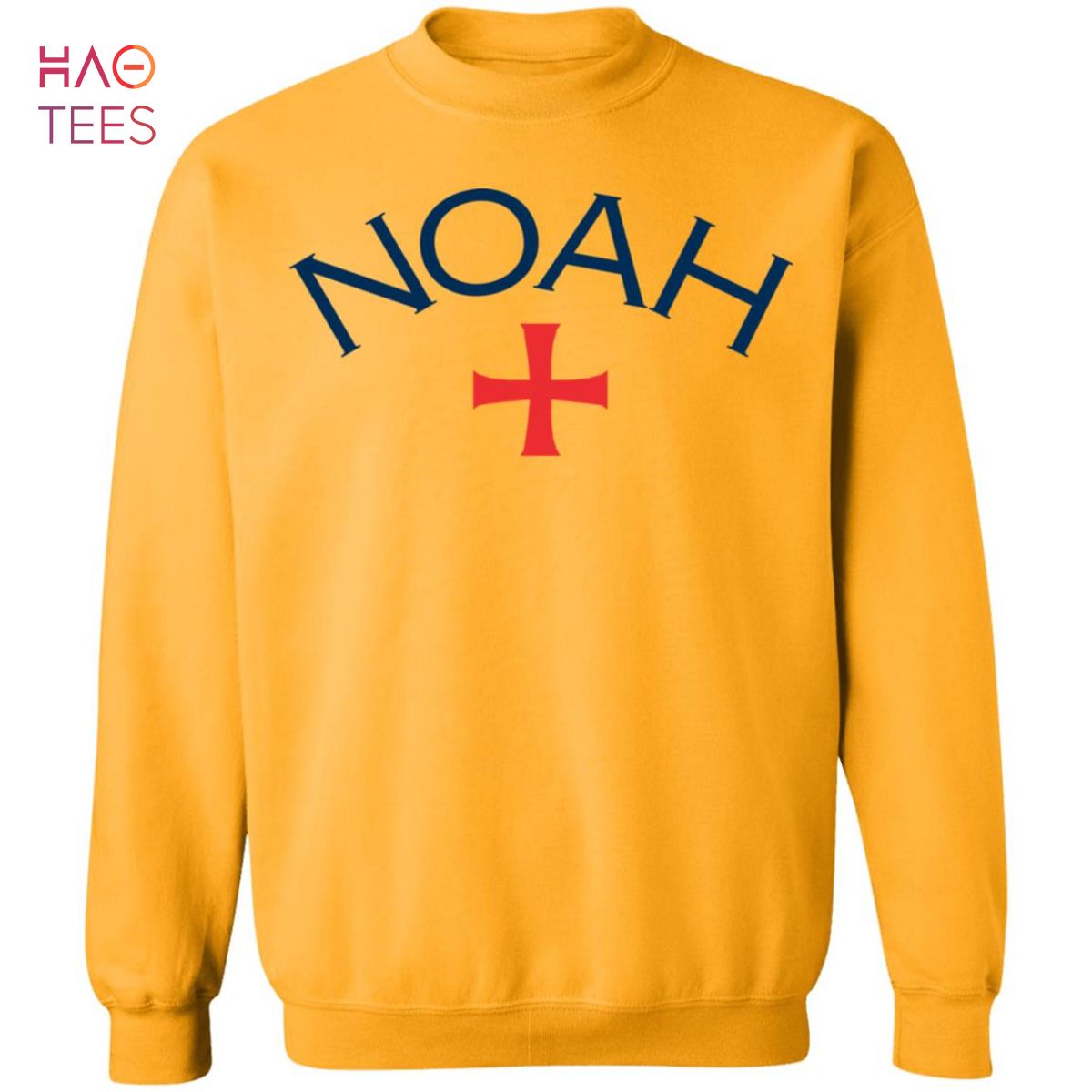 Noah core logo crewneck Red L