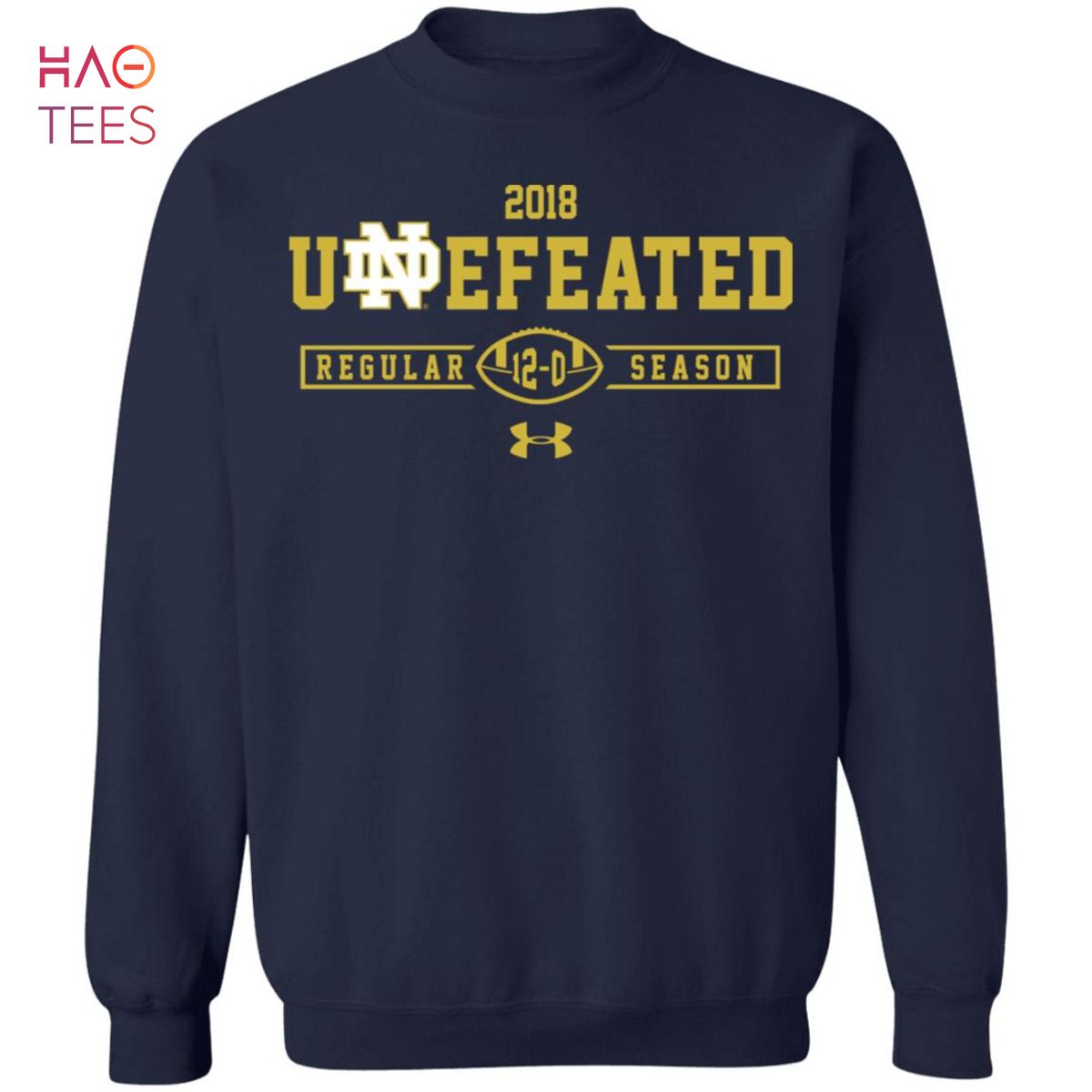 notre dame undefeated 2018 shirt