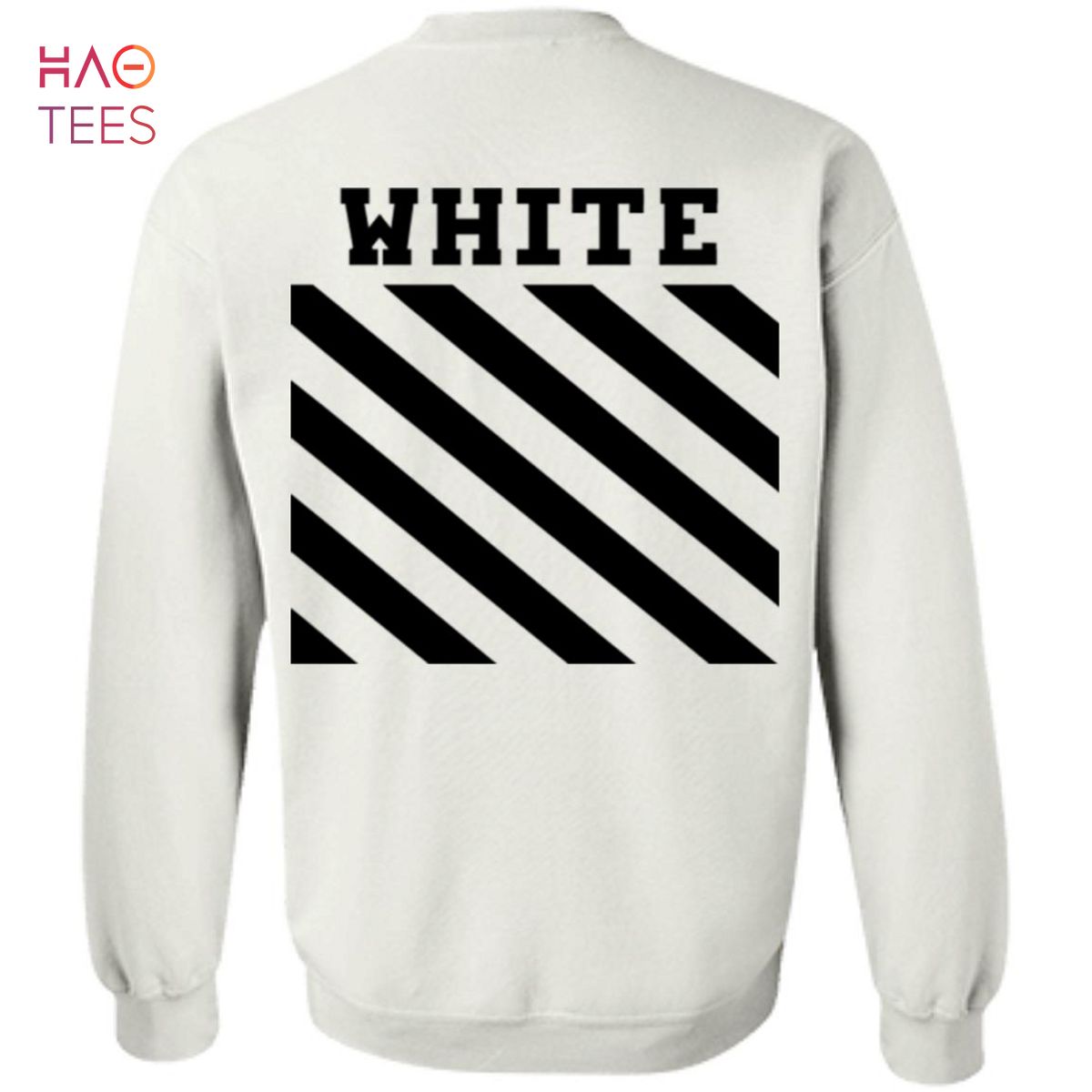NEW] White Sweater Black