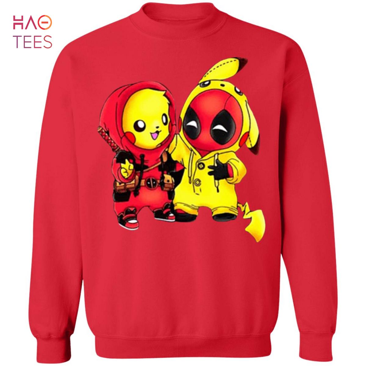 Pikachu and hotsell deadpool hoodie