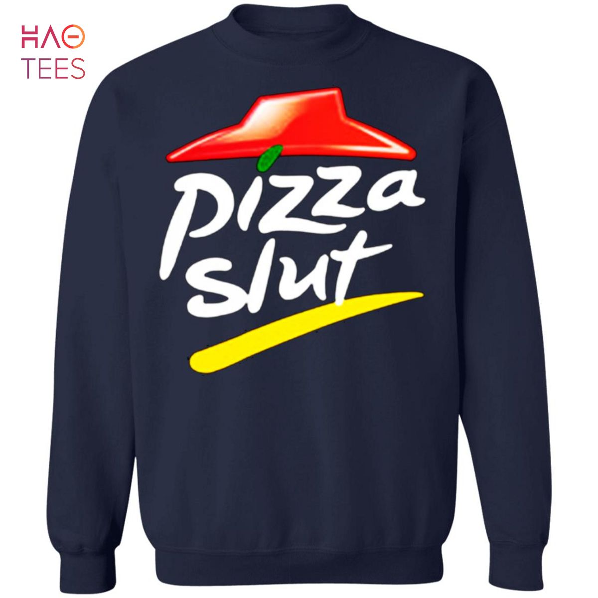 Pizza Slut Embroidered T-Shirt (Unisex)