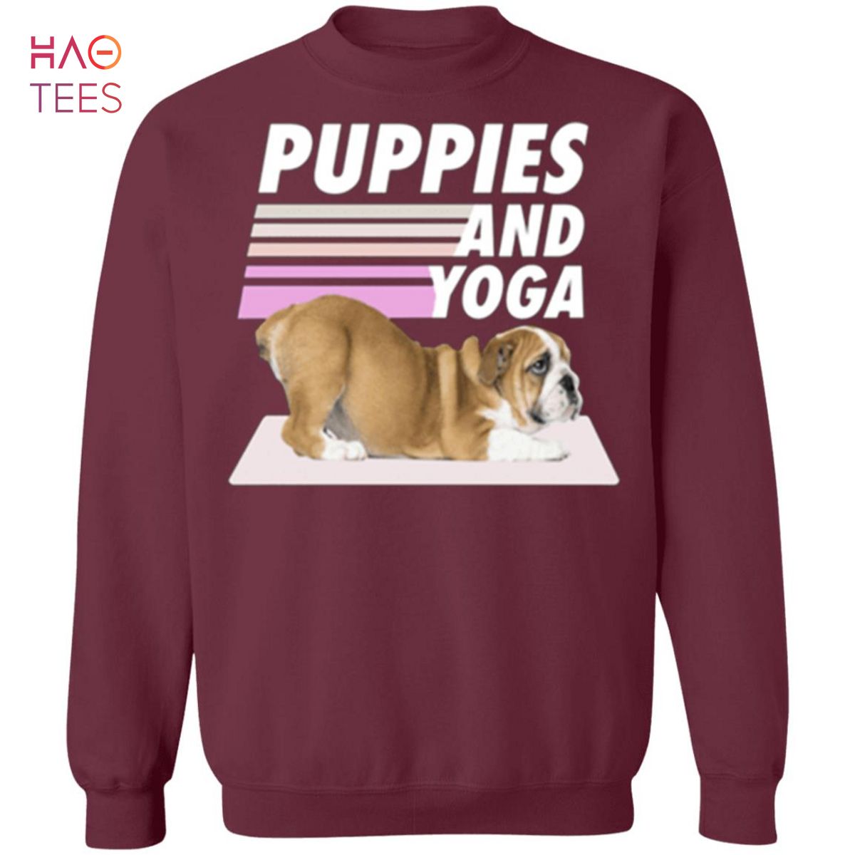 BEST Puppies And Yoga Sweater BEST Puppies And Yoga Sweater