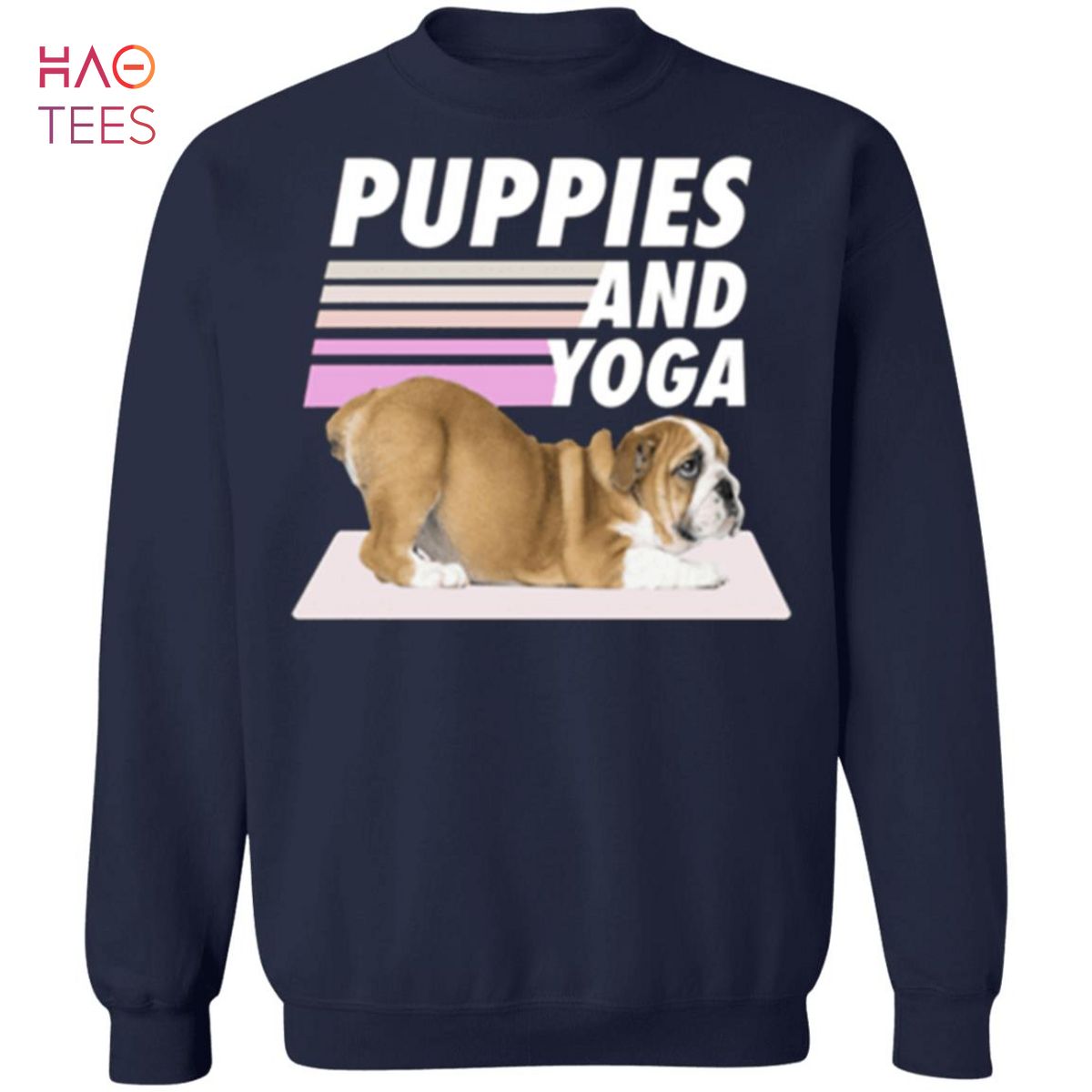 BEST Puppies And Yoga Sweater BEST Puppies And Yoga Sweater