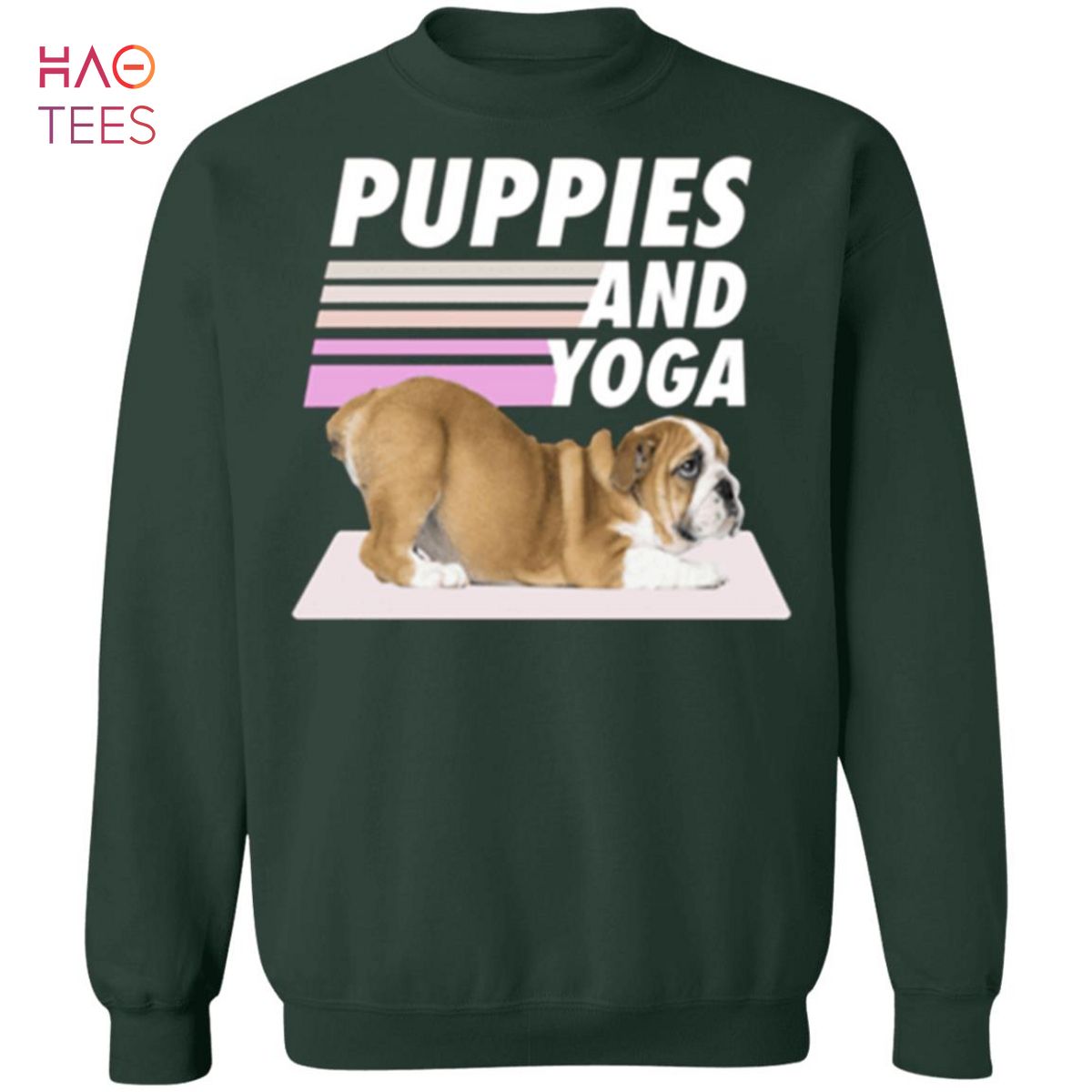 BEST Puppies And Yoga Sweater BEST Puppies And Yoga Sweater