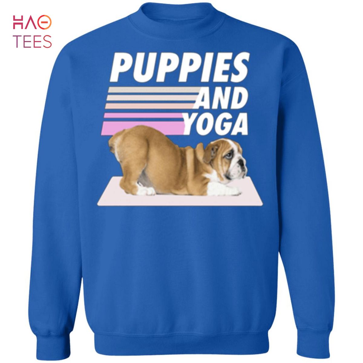 BEST Puppies And Yoga Sweater BEST Puppies And Yoga Sweater