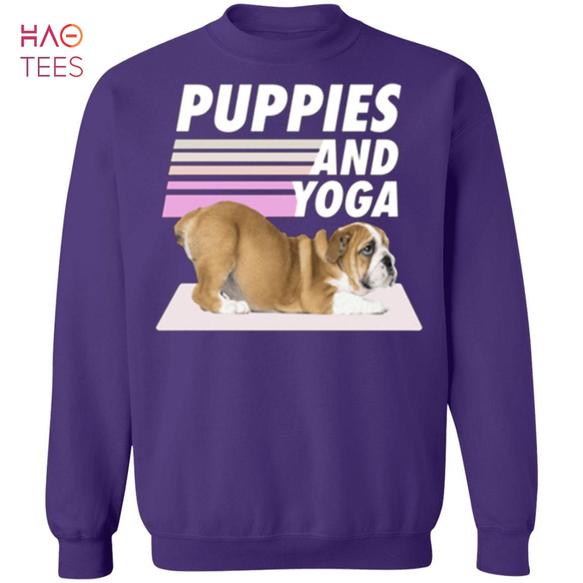 BEST Puppies And Yoga Sweater BEST Puppies And Yoga Sweater