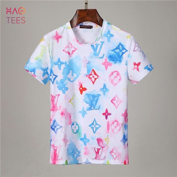 Louis Vuitton Mix Muticolor Luxury Logo 3D T-Shirt
