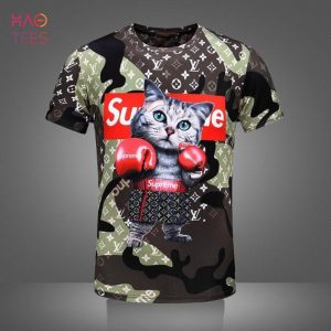 LV Boxing Cat Limited Edition 3D T-Shirt