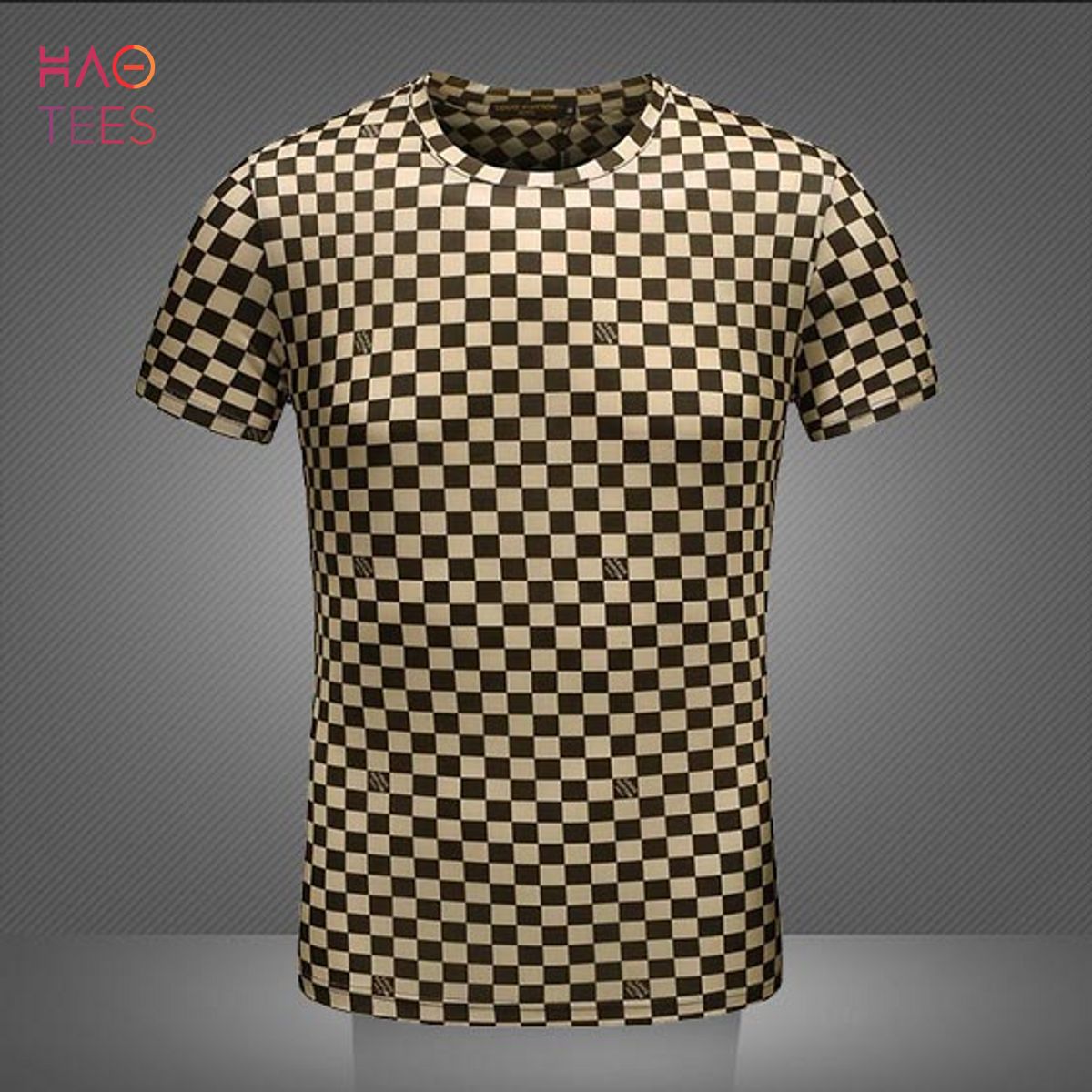 LV Colorblocked Checker 3D T-Shirt Limited Edition Luxury Store