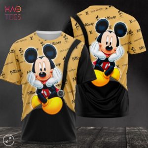 LV Mickey Luxury Brand 3D T-Shirt