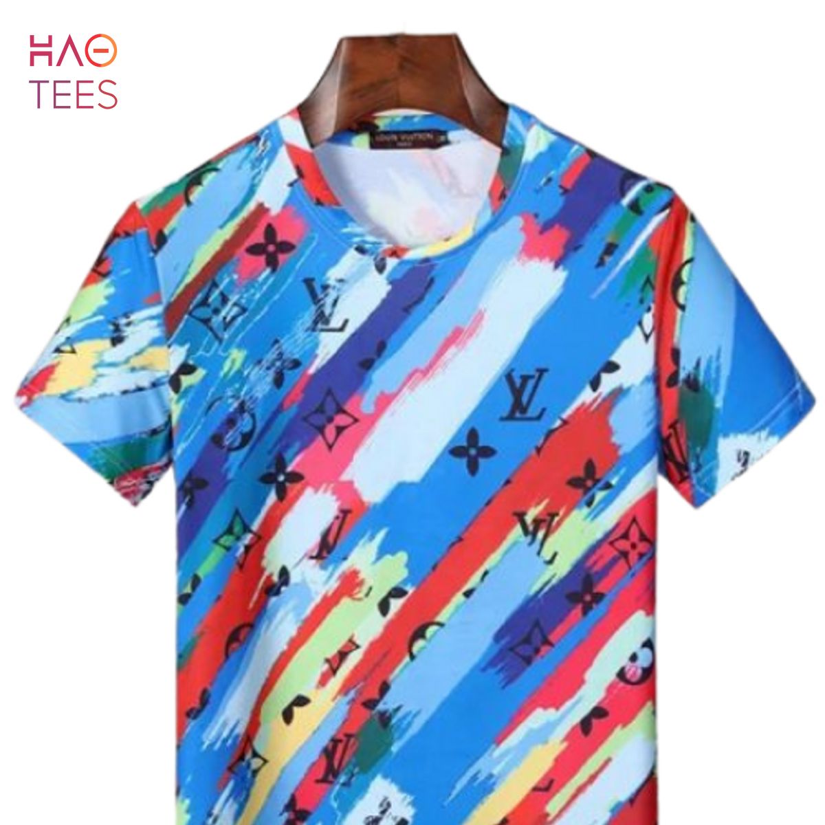 LV Muticolor 3D T-Shirt Luxury Store