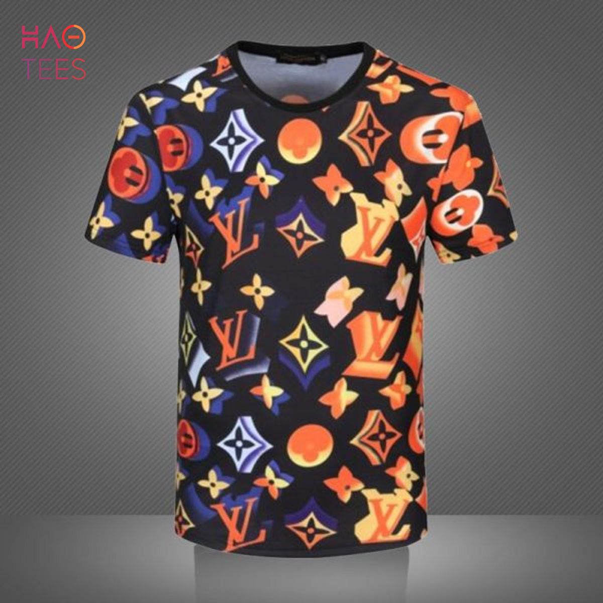 LV Muticolor 3D T-Shirt Luxury Brand Luxury Store