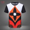 LV Muticolor 3D T-Shirt Luxury Brand
