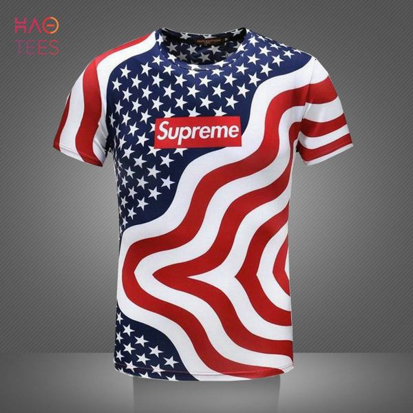 USA Flat Mix Supreme 3D T-Shirt Limited Edition