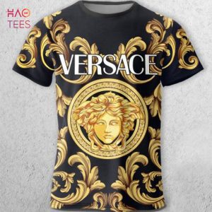 TRENDING Versace Gold White Limited T-shirts And Beach Shorts