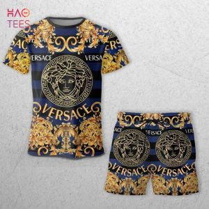 Versace Gold Limited T-shirts And Beach Shorts POD Design