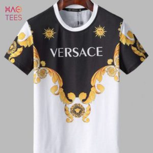 Versace Gold Mix White Black Limited Edition T-shirts And Beach Shorts