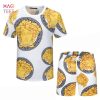 Versace Gold White Limited T-shirts And Beach Shorts