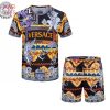 Versace White Limited T-shirts And Beach Shorts