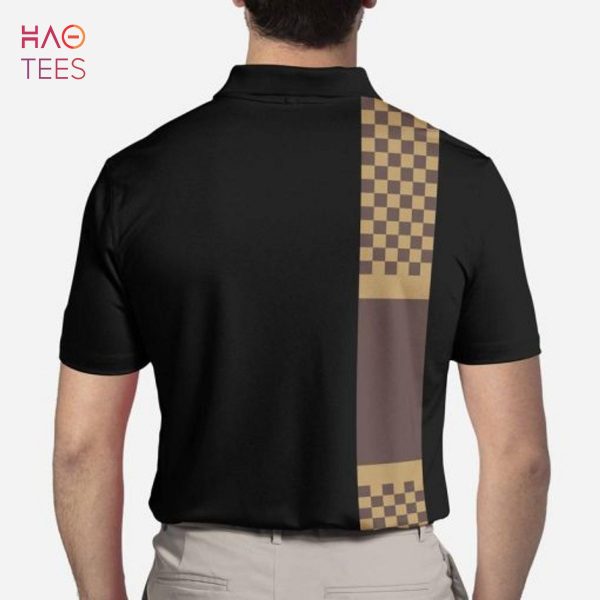 BEST Louis Vuitton Luxury Black 3D Polo Shirt