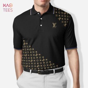 BEST Louis Vuitton Luxury Black Polo Shirt
