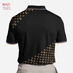 BEST Louis Vuitton Luxury Black Polo Shirt