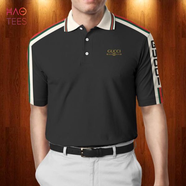 GC Luxury Brand Black Polo Shirt