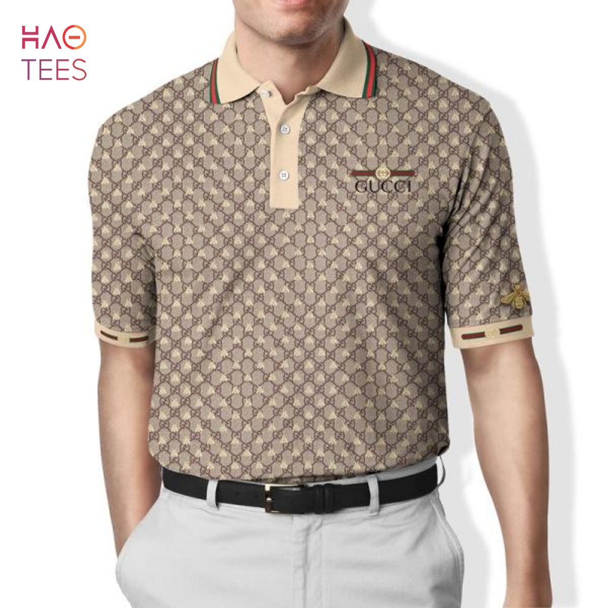 Gucci Bee Luxury Brand Polo Shirt