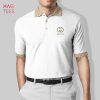 Gucci Tiger Luxury Brand White Polo Shirt