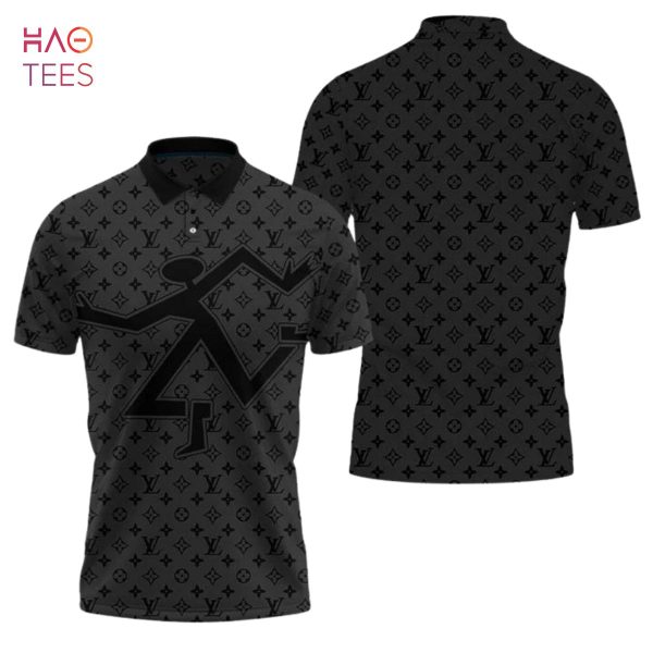 Louis Vuitton Black Luxury Brand Polo Shirt