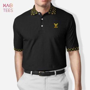 Personalized Louis Vuitton Paris Silhouette Golden Polo Shirt