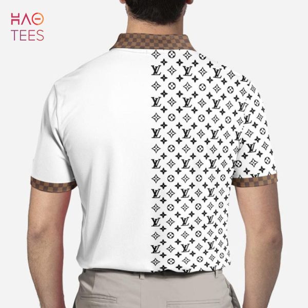 Louis Vuitton Luxury Brand White Polo Shirt