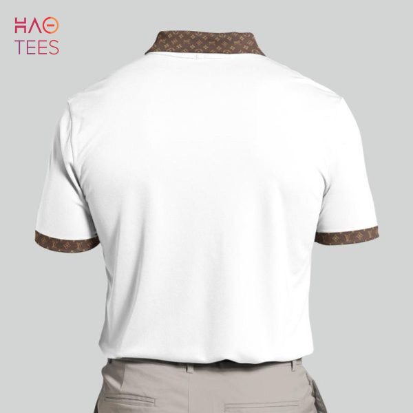 Louis Vuitton Luxury Brand White Polo Shirt Limited Edition