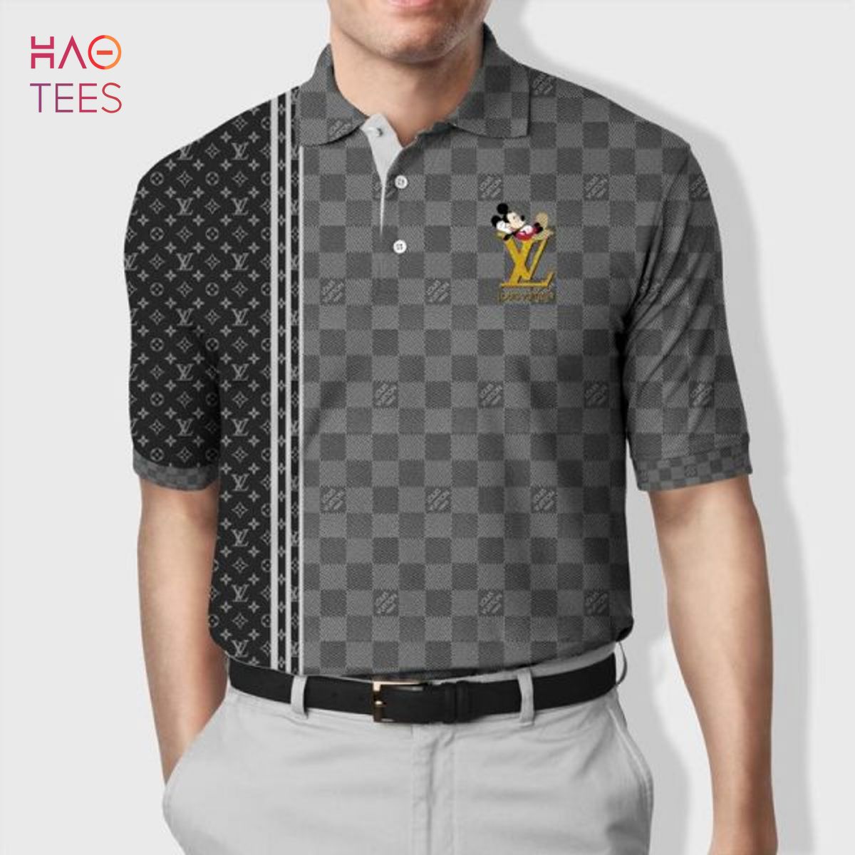 Louis Vuitton Cartoon Luxury Brand Polo Shirt