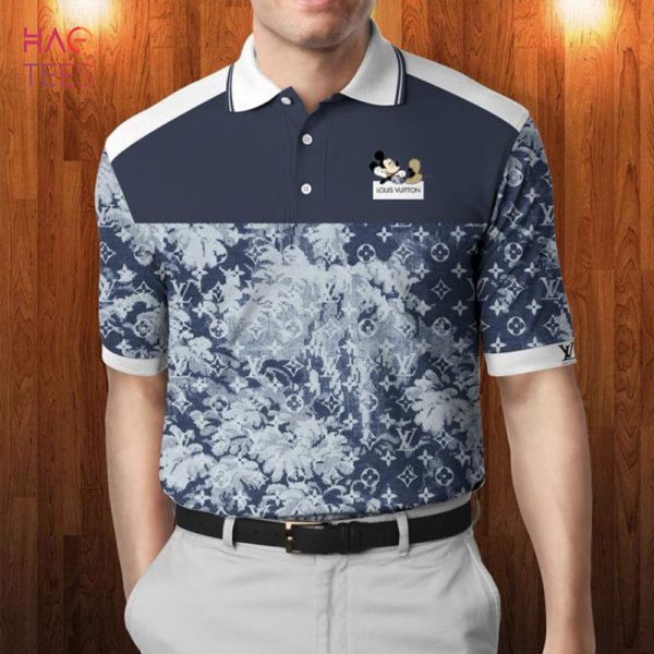 Louis Vuitton Mickey Limited Luxury Brand Polo Shirt