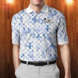 SALE] Louis Vuitton Blue Sky Polo Shirt - Luxury & Sports Store