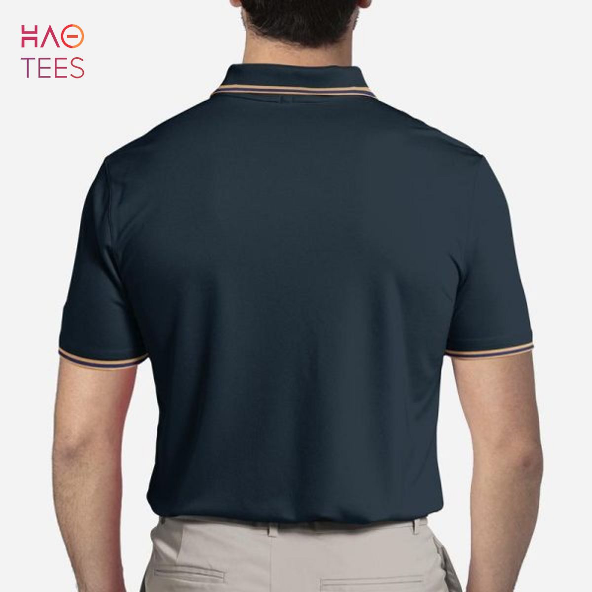 Louis Vuitton Men Navy Blue T-Shirt 100% Cotton Short Sleeve Casual Polo  Top 2XL