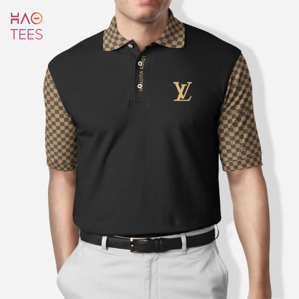 Louis Vuitton Men's Rare LV Logo Polo Shirt, Size Small (S) – V & G Luxe  Boutique