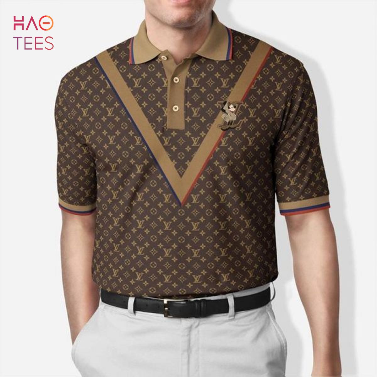 NEW Louis Vuitton Luxury Brand Polo Shirt For Men