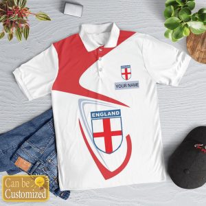 BEST England Worldcup 2022 Polo Shirt Black Limited Edition