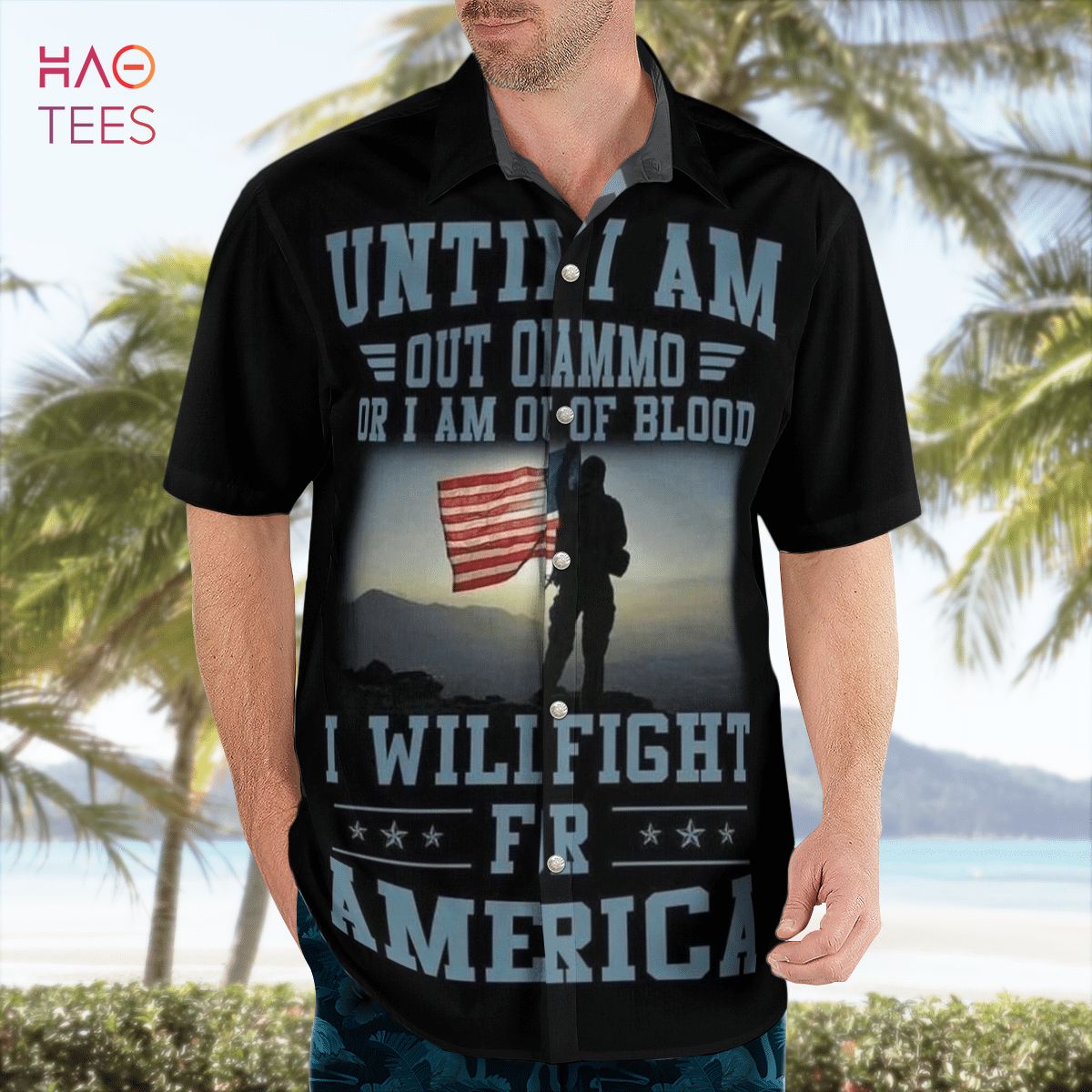 I Will Fight For American Aop hawaiian shirt I Will Fight For American Aop hawaiian shirt