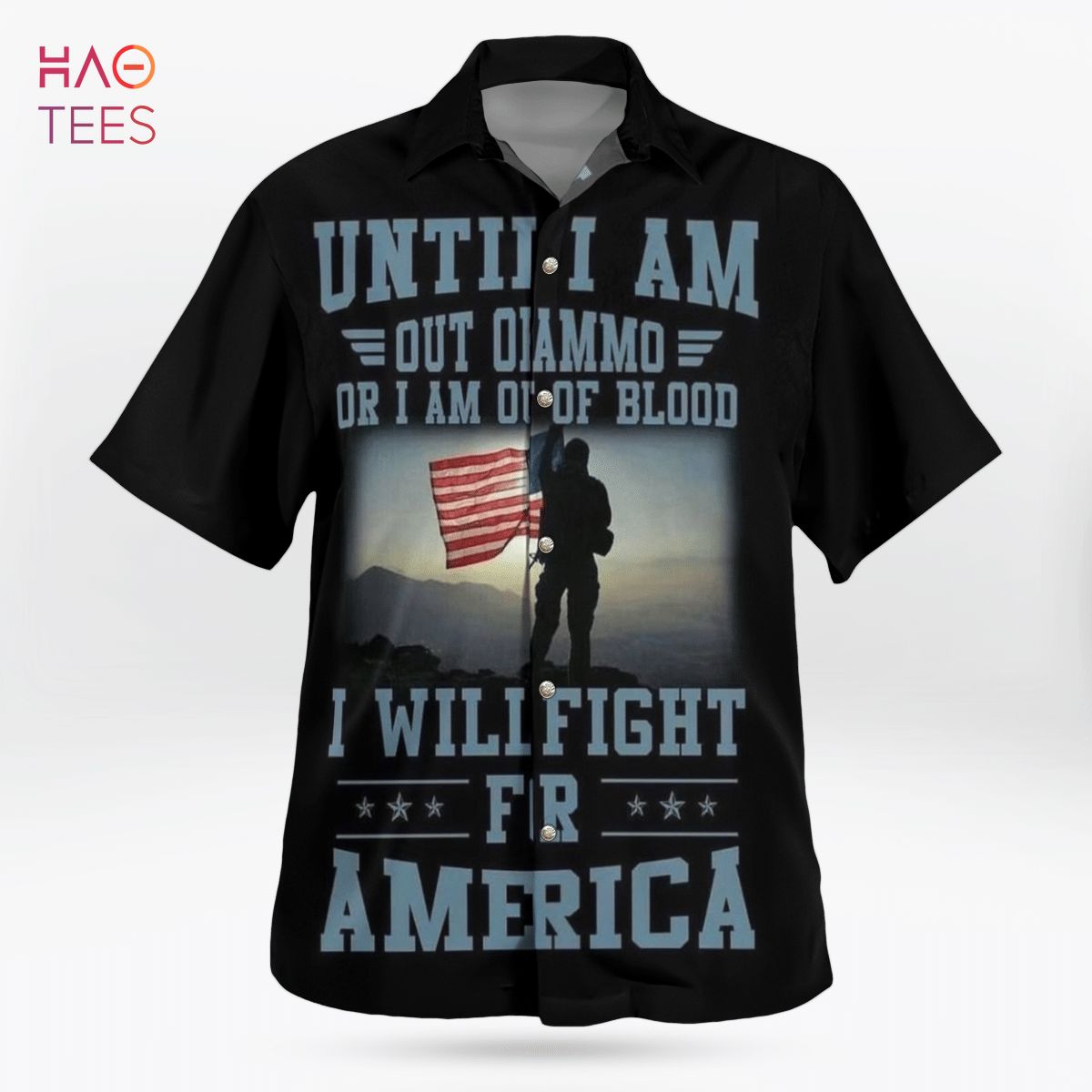 I Will Fight For American Aop hawaiian shirt I Will Fight For American Aop hawaiian shirt